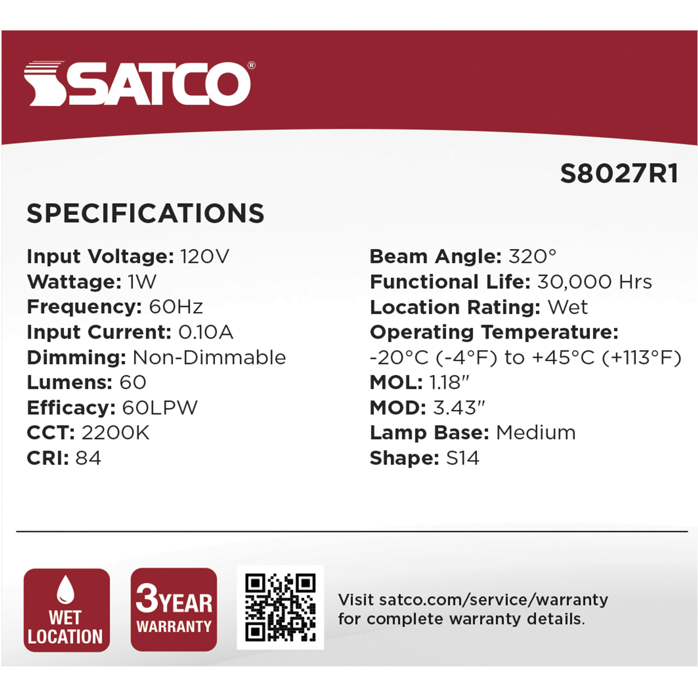Lumos E26 LED Filament