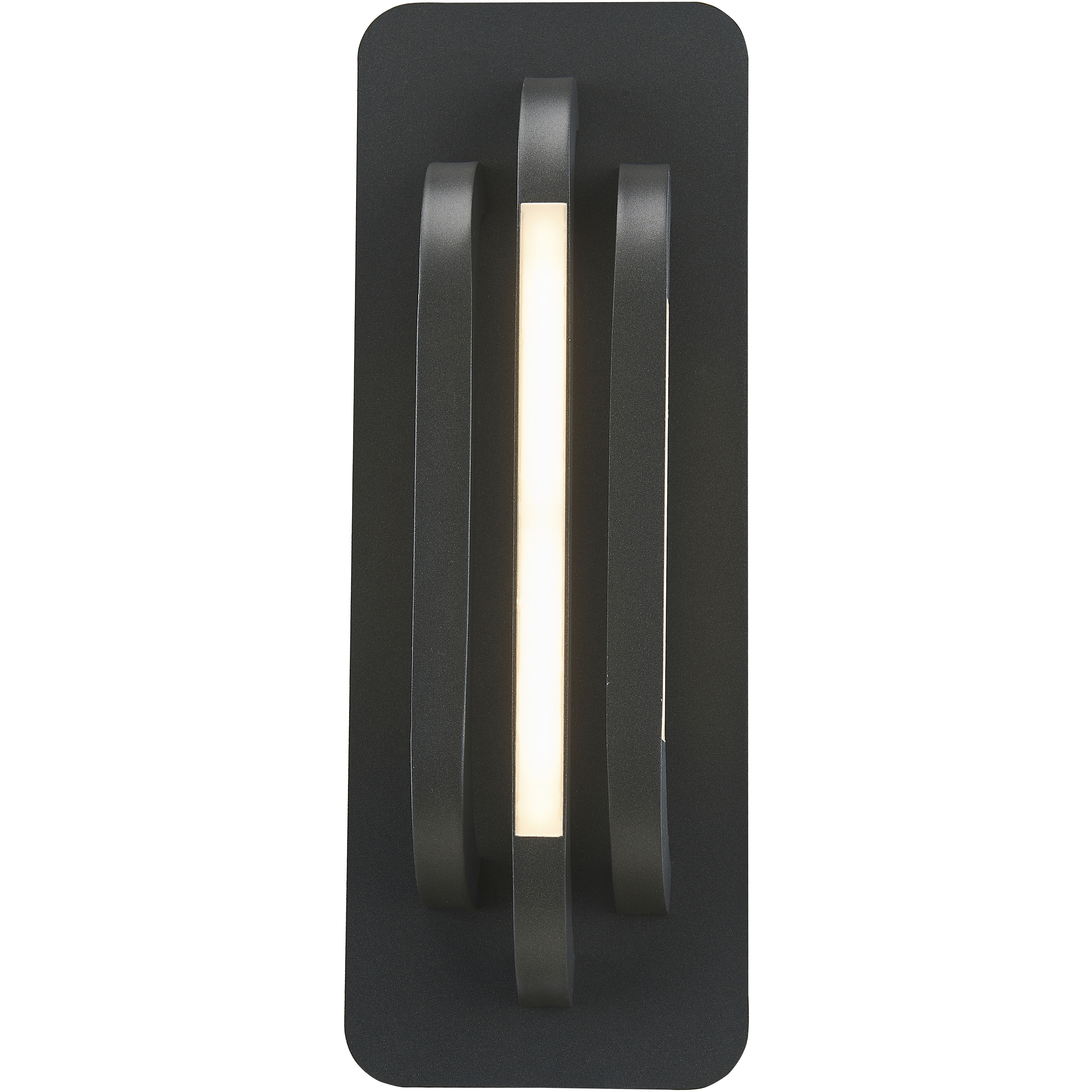 Paton LED 16 inch Matte Black Outdoor Wall Light