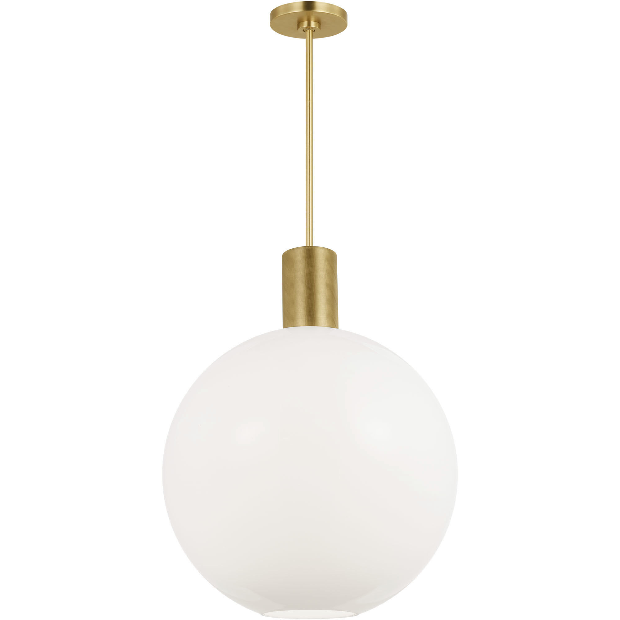 Drew & Jonathan Colewood 1 Light 20 inch Satin Brass Pendant Ceiling Light, Large