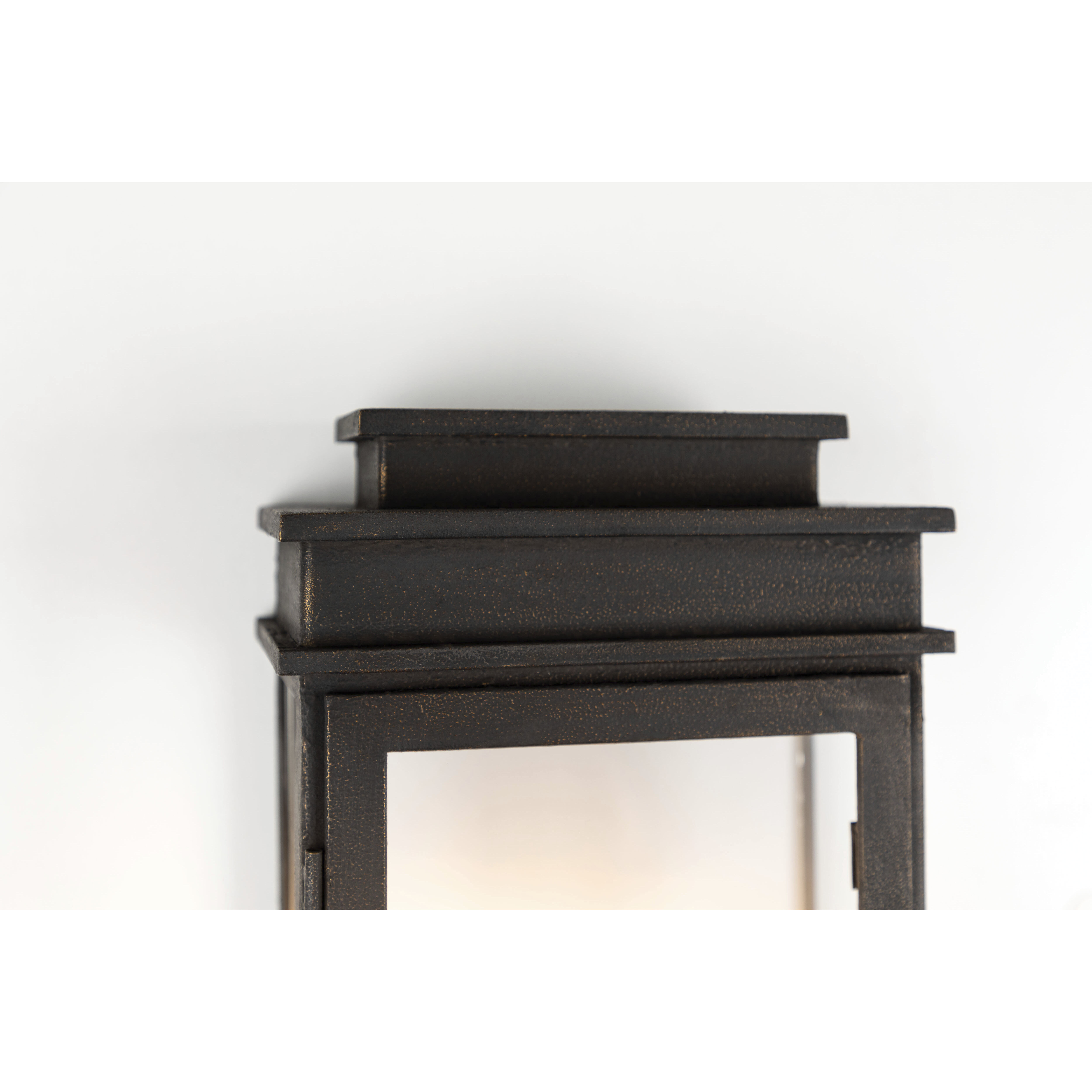 Vintage 3 Light 24 inch Vintage Bronze Outdoor Wall Sconce