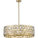 Dealey 8 Light 30.25 inch Heirloom Brass Chandelier Ceiling Light