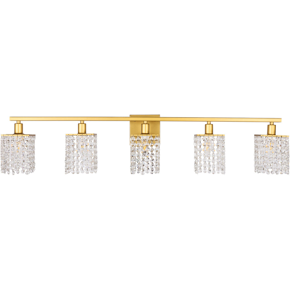 Phineas 5 Light 42 inch Brass Wall sconce Wall Light
