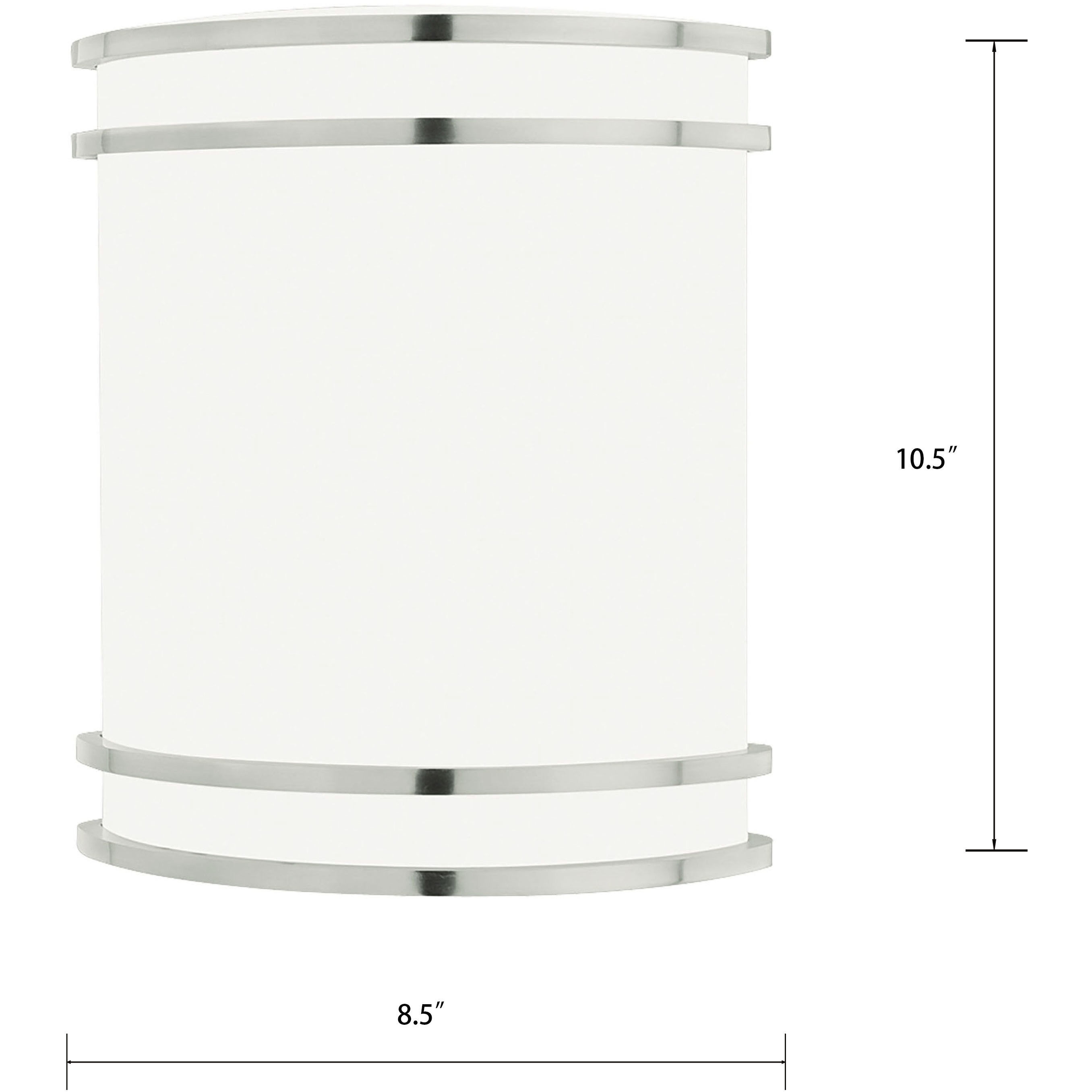 Parallel 1 Light 8.5 inch Brushed Nickel Sconce Wall Light