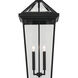 Regence 2 Light 11.5 inch Black Textured Outdoor Hanging Pendant