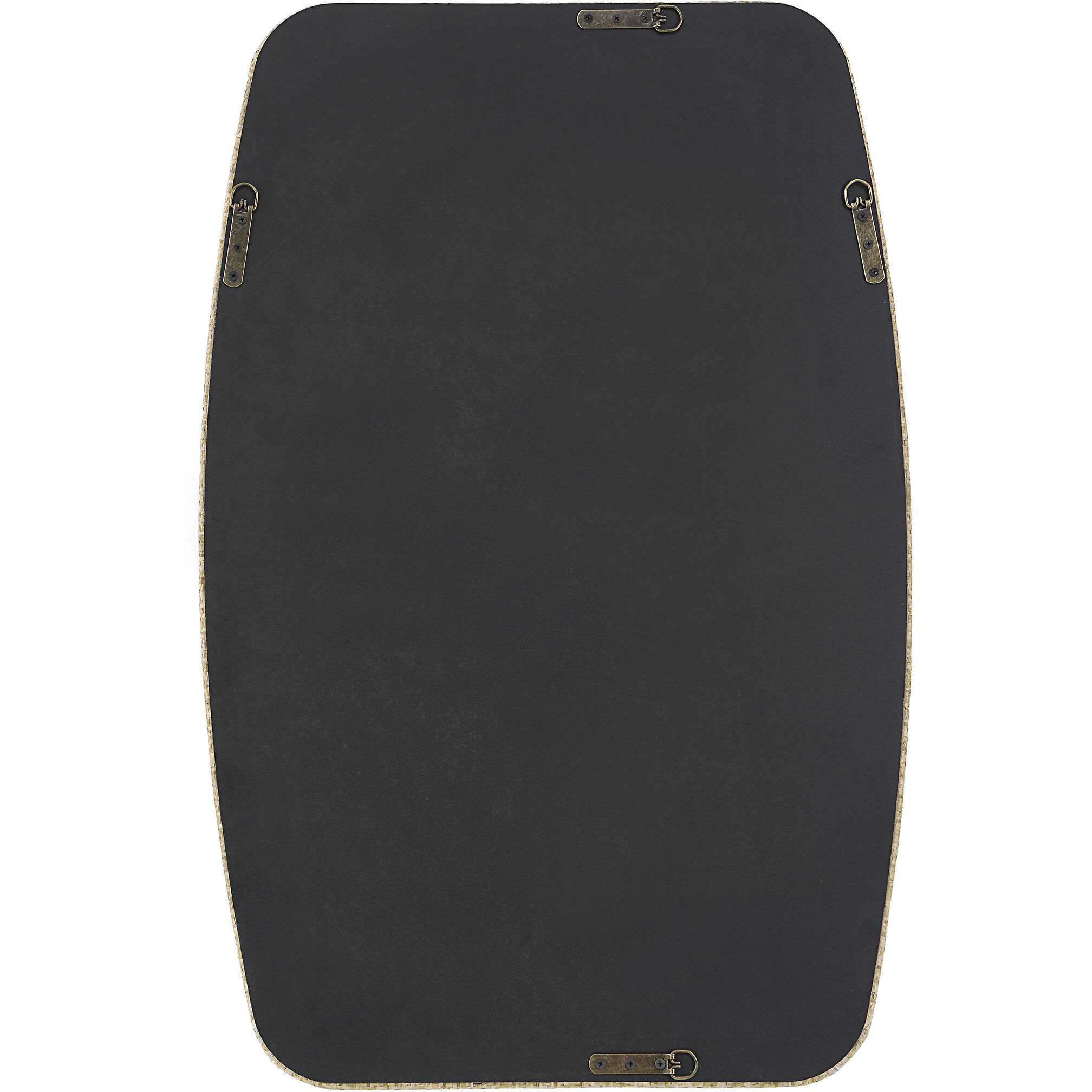 Tiki 36 X 24 inch Natural Wood and Wrapped Woven Rattan Mirror