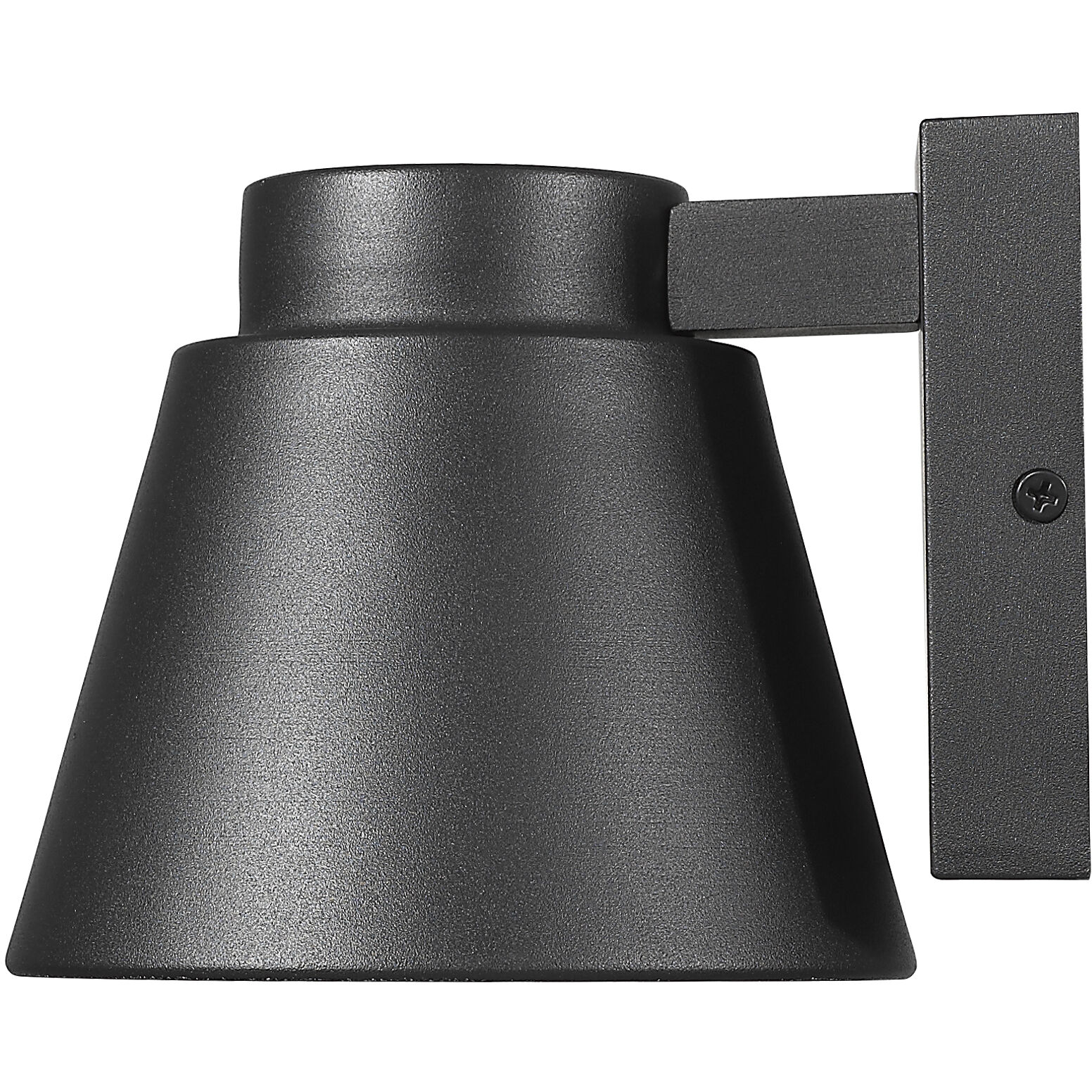 Asher LED 5 inch Black Outdoor Wall Light