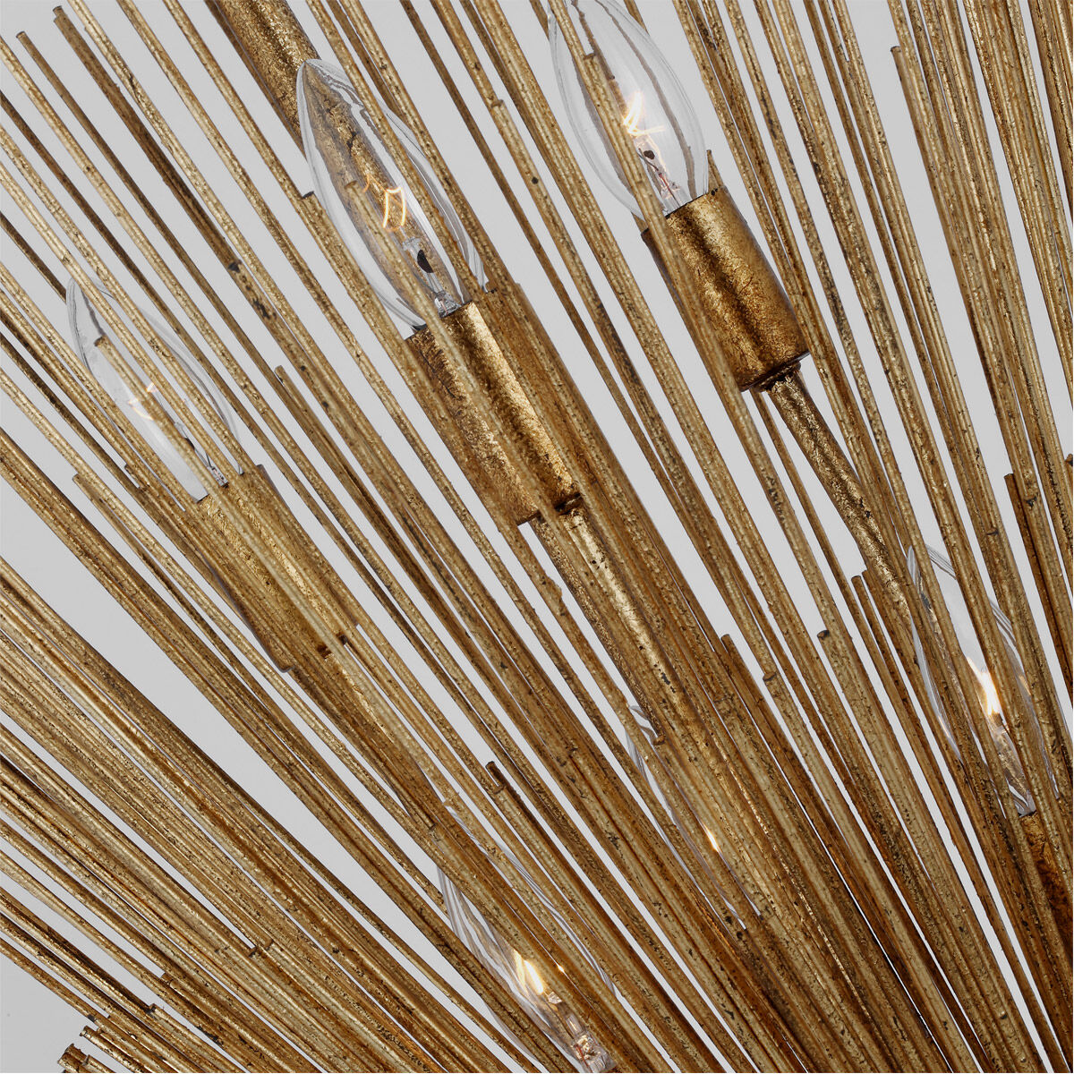 AH by Alexa Hampton Helios 6 Light 19 inch Antique Gild Pendant Ceiling Light