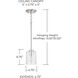 Greyson 1 Light 5 inch Brushed Nickel Pendant Ceiling Light
