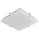 Matrix LED 15.4 inch Chrome Flush Mount Ceiling Light