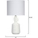 Flinstone 23.25 inch 100.00 watt White Table Lamp Portable Light