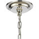 Rapid Pulse 3 Light 20 inch Polished Nickel with Clear Chandelier Ceiling Light