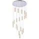 Polaris 20 Light 38 inch Chrome Chandelier Ceiling Light