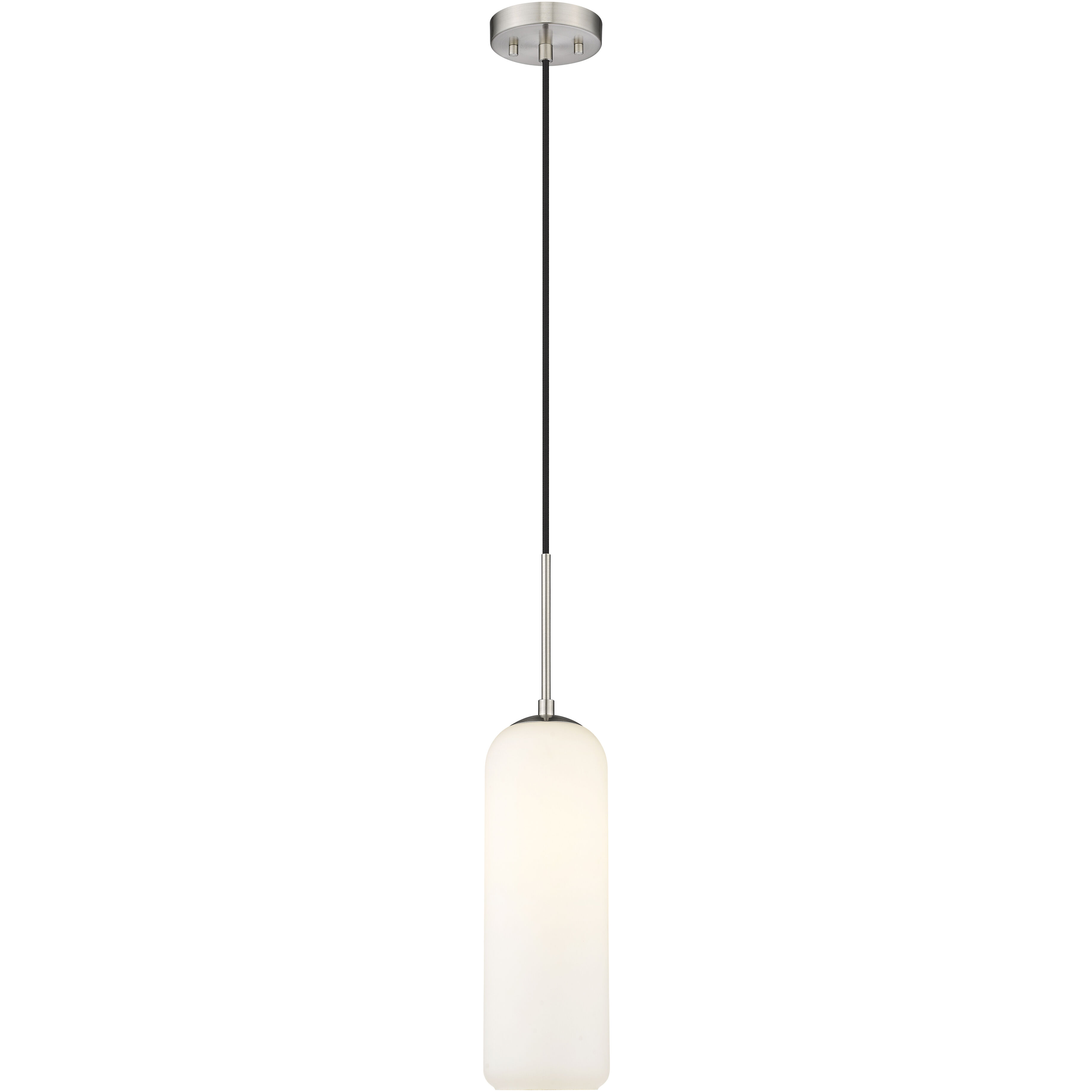 Monty 1 Light 5.25 inch Brushed Nickel Pendant Ceiling Light