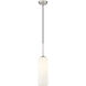 Monty 1 Light 5.25 inch Brushed Nickel Pendant Ceiling Light