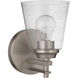 Neighborhood Drake 1 Light 6 inch Brushed Polished Nickel Wall Sconce Wall Light, Neighborhood Collection