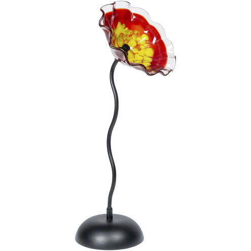 Fiore Red Art Glass Sculpture
