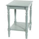 Sybil 24 X 19.5 inch Antique Ice Blue End/Side Table