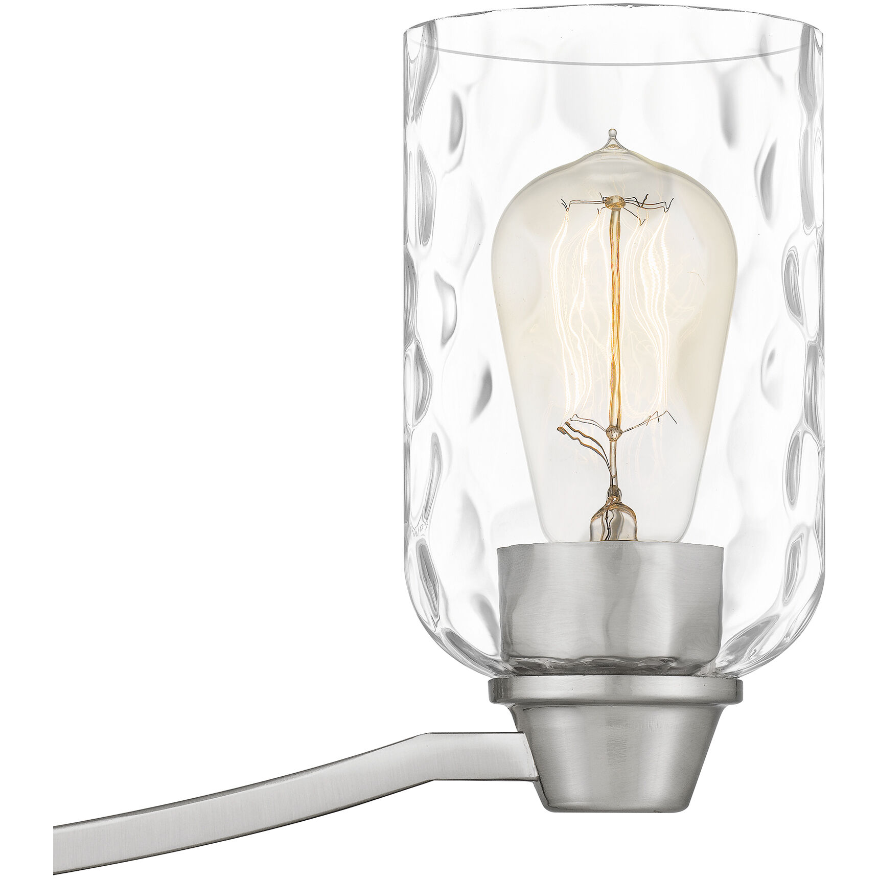 Acacia 3 Light 22 inch Brushed Nickel Bath Light Wall Light, Large