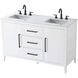 Millie 54 X 35 inch White Bathroom Vanity Cabinet