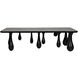 Drop 64 X 33 inch Hand Rubbed Black Coffee Table
