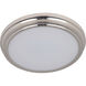 Neighborhood X66 Series LED 13 inch Brushed Polished Nickel Flushmount Ceiling Light