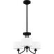 Ainsdale 3 Light 18 inch Matte Black Pendant Ceiling Light