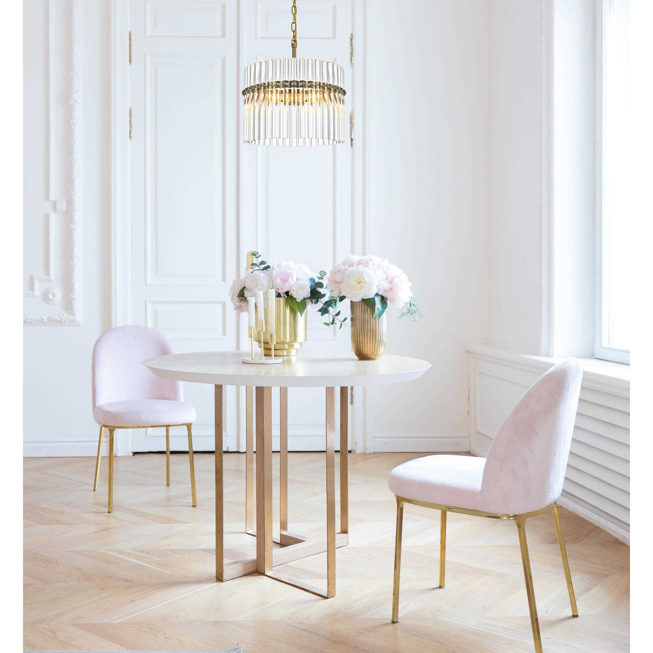 Paulina 3 Light 16 inch Satin Gold Chandelier Ceiling Light