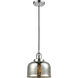 Franklin Restoration Bell 1 Light 8 inch Polished Chrome Mini Pendant Ceiling Light in Incandescent, Silver Plated Mercury, Franklin Restoration