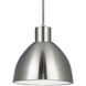 Chroma LED 12 inch Brushed Nickel Pendant Ceiling Light