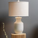 Gilbert 27 inch 100.00 watt Textured Matte White Table Lamp Portable Light