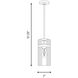 Drew & Jonathan Liouet 1 Light 7 inch Satin Brass Pendant Ceiling Light, Small