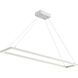 Piazza LED 8.63 inch White Pendant Ceiling Light