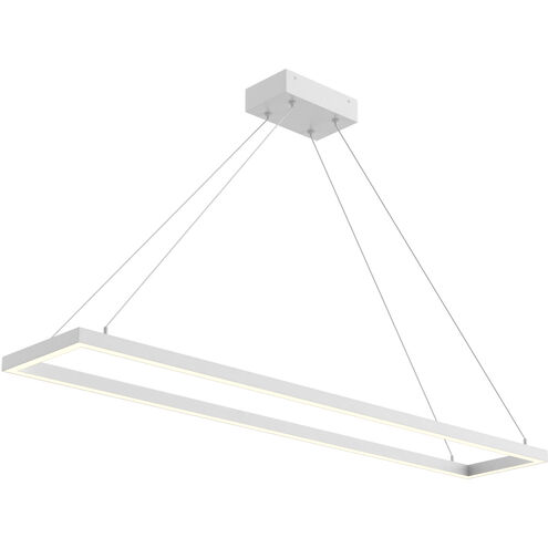 Piazza LED 8.63 inch White Pendant Ceiling Light