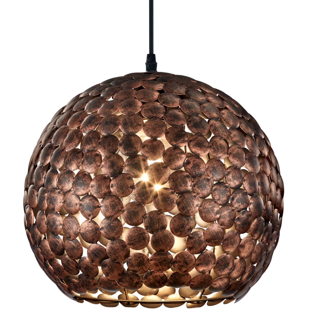 Frieda 1 Light 13 inch Old Brass Pendant Ceiling Light