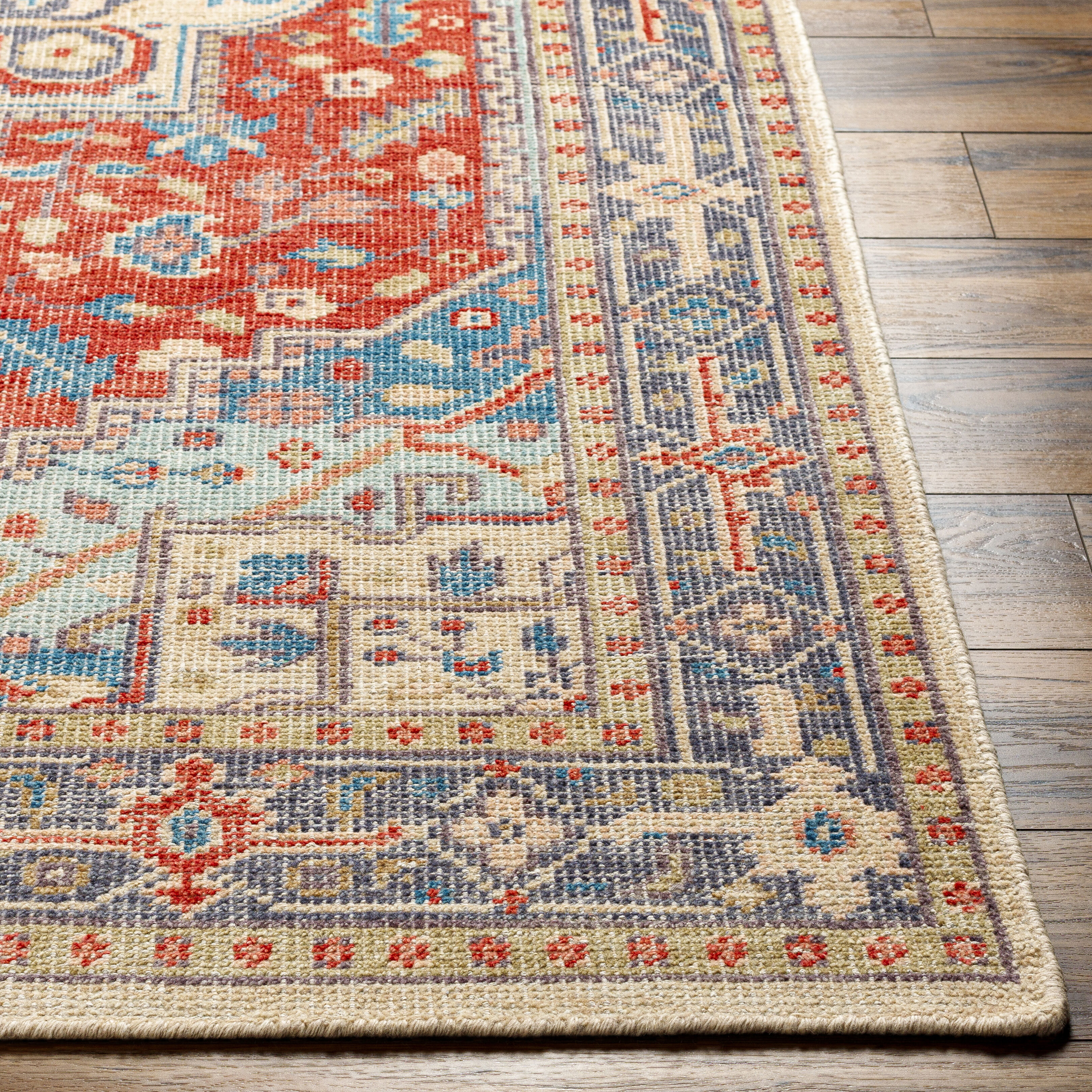 Kars 120 X 96 inch Grey Rug, Rectangle