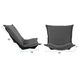 Barbet Charcoal Chair Cover & Cushion