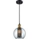 Bremington 1 Light 8 inch Oil Rubbed Bronze Pendant Ceiling Light