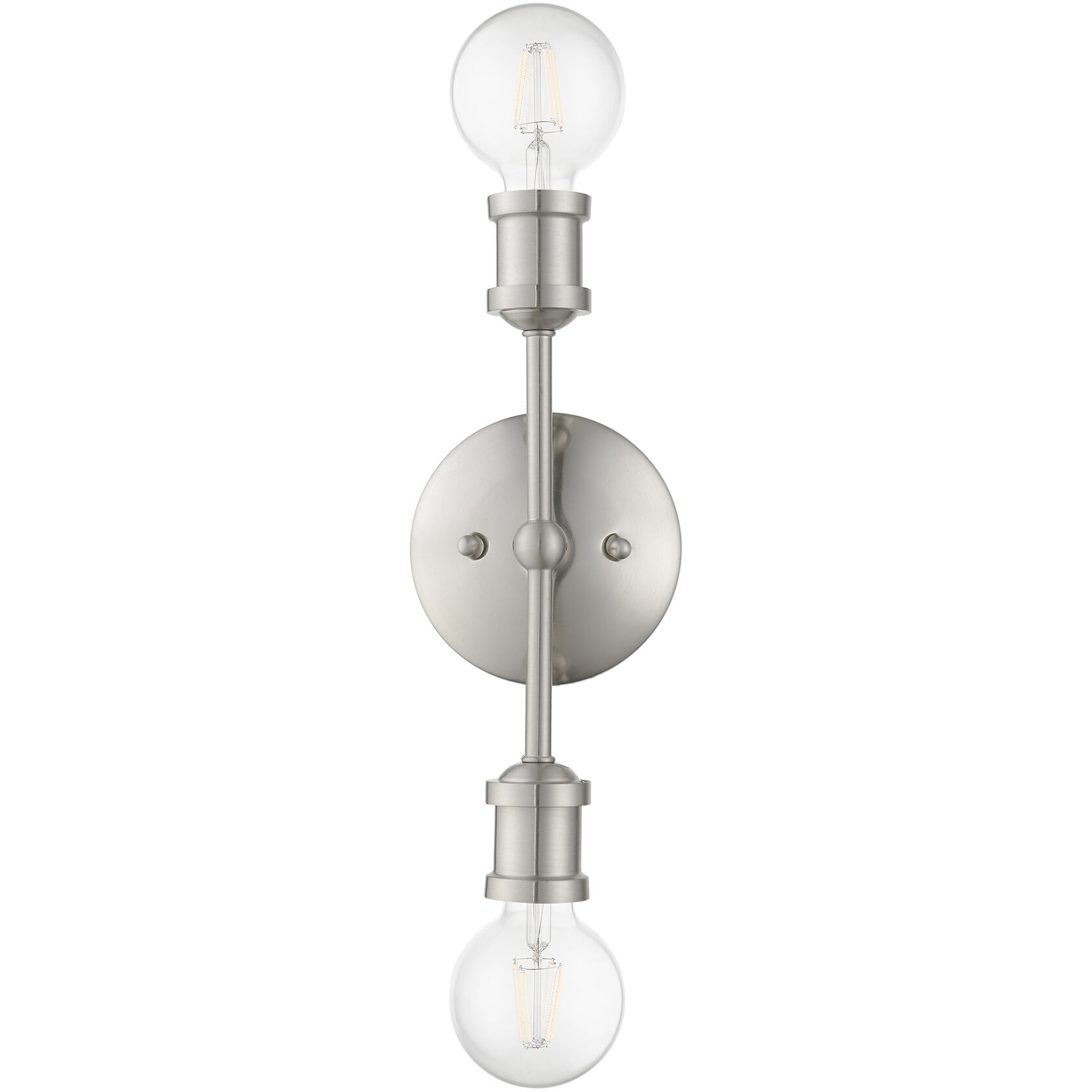 Lansdale 2 Light 5 inch Brushed Nickel Vanity Sconce Wall Light