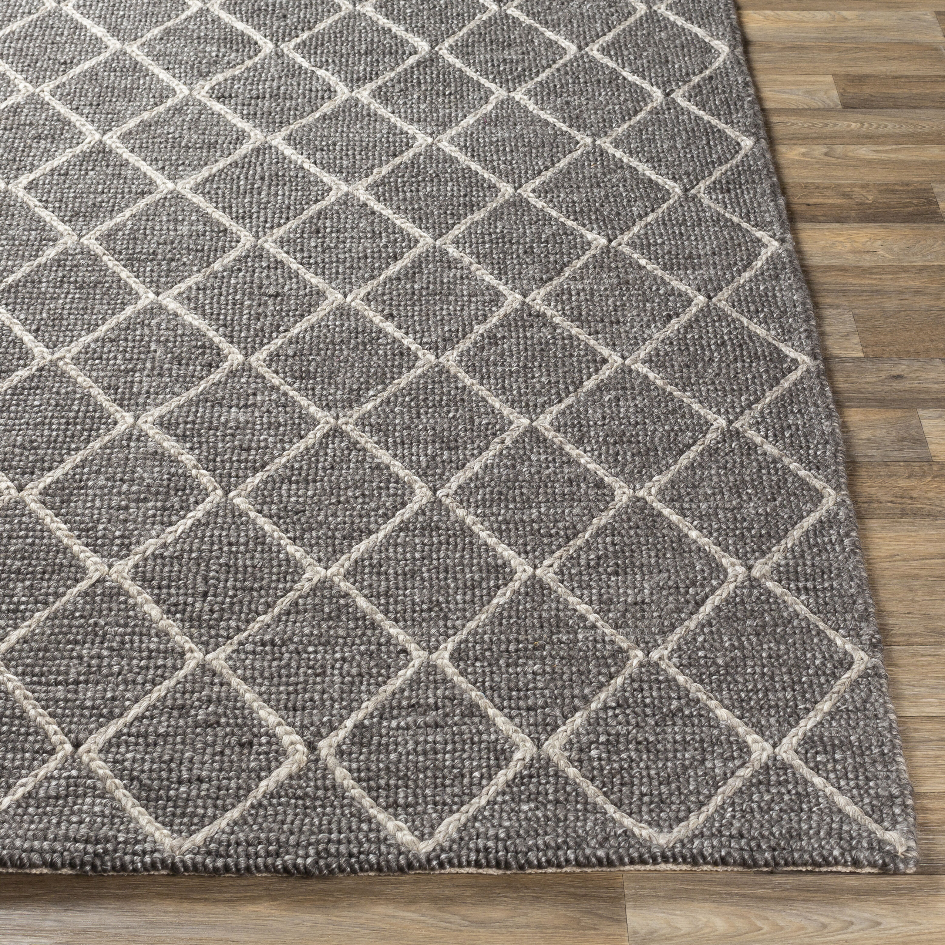 Whistler 156 X 108 inch Charcoal Rug in 9 x 13, Rectangle