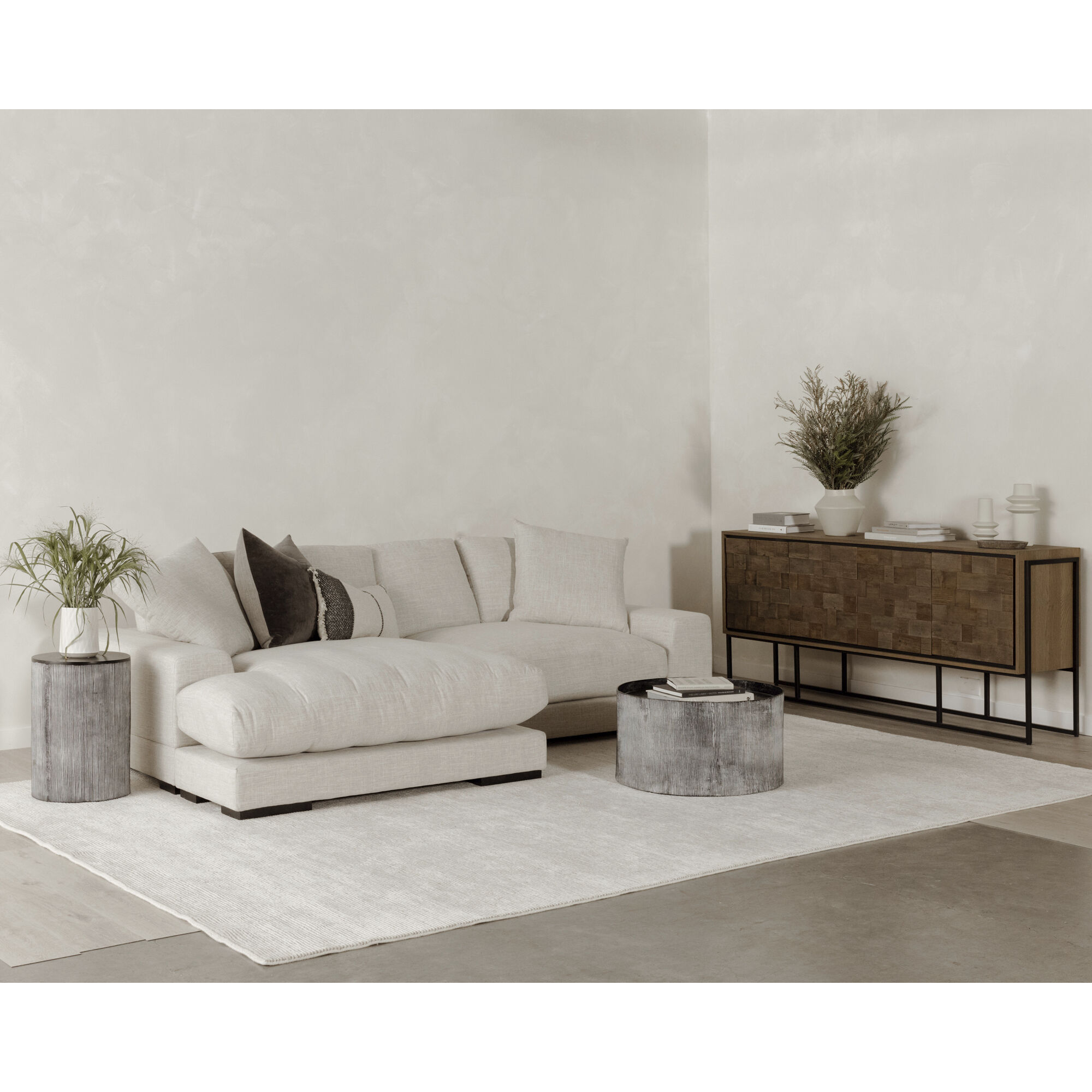 Althea 20 X 14 inch Black End Table