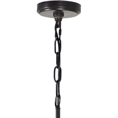 Parsh 8 Light 16 inch Pewter Drum Shade Chandelier Ceiling Light