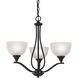 Bristol Lane 3 Light 23 inch Oil Rubbed Bronze Chandelier Ceiling Light