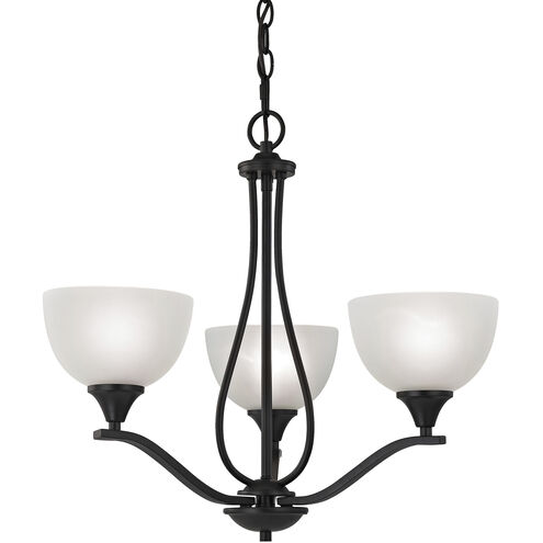 Bristol Lane 3 Light 23 inch Oil Rubbed Bronze Chandelier Ceiling Light