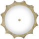 Lisa McDennon Gia 2 Light 14 inch Champagne Gold Indoor Flush Mount Ceiling Light