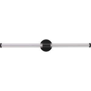 Contrast LED 34 inch Flat Black Vanity Light Wall Light