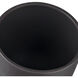 Booth 10.25 X 8 inch Vase in Black