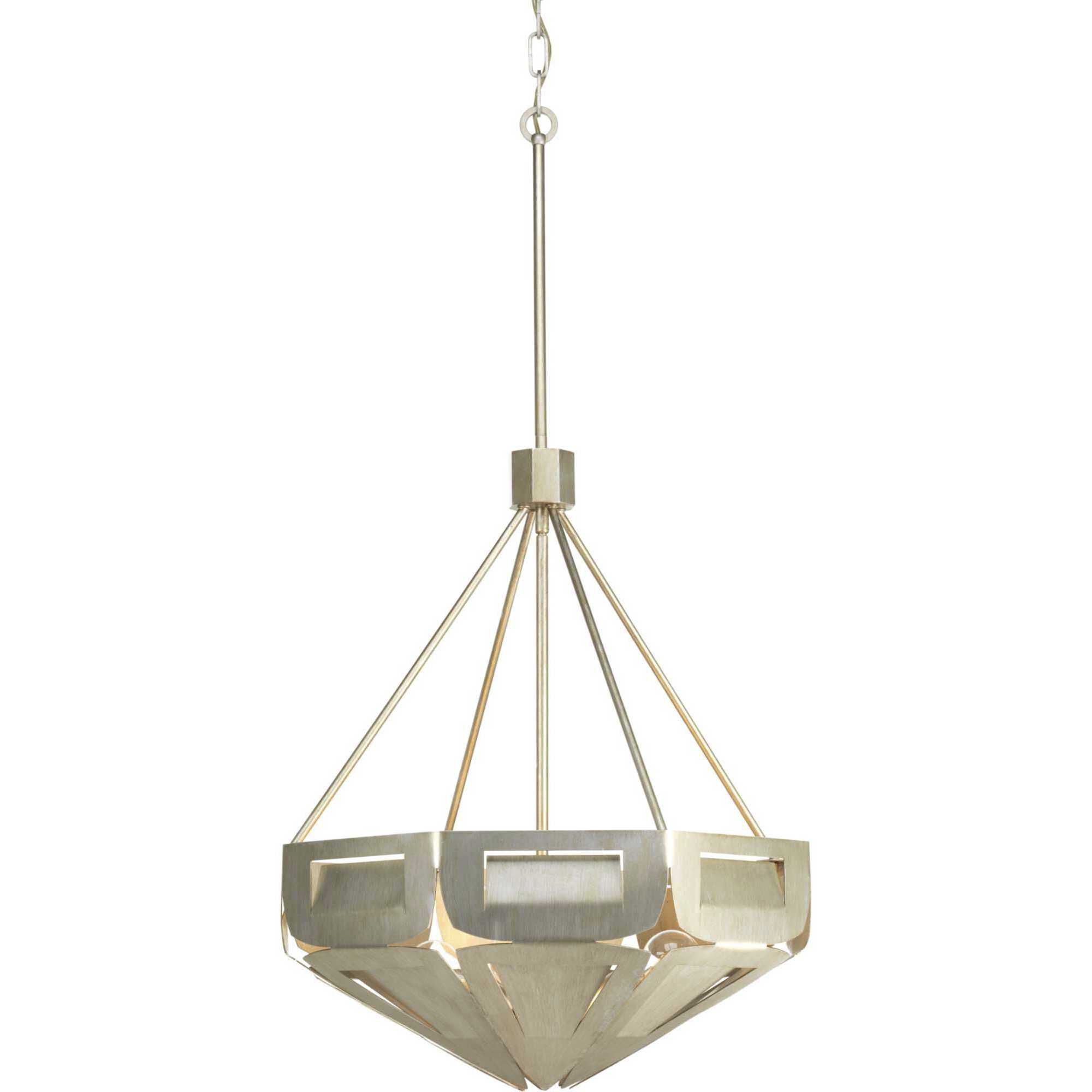 Point Dume™ Yerba 4 Light 21.63 inch Silver Ridge Pendant Ceiling Light, Design Series