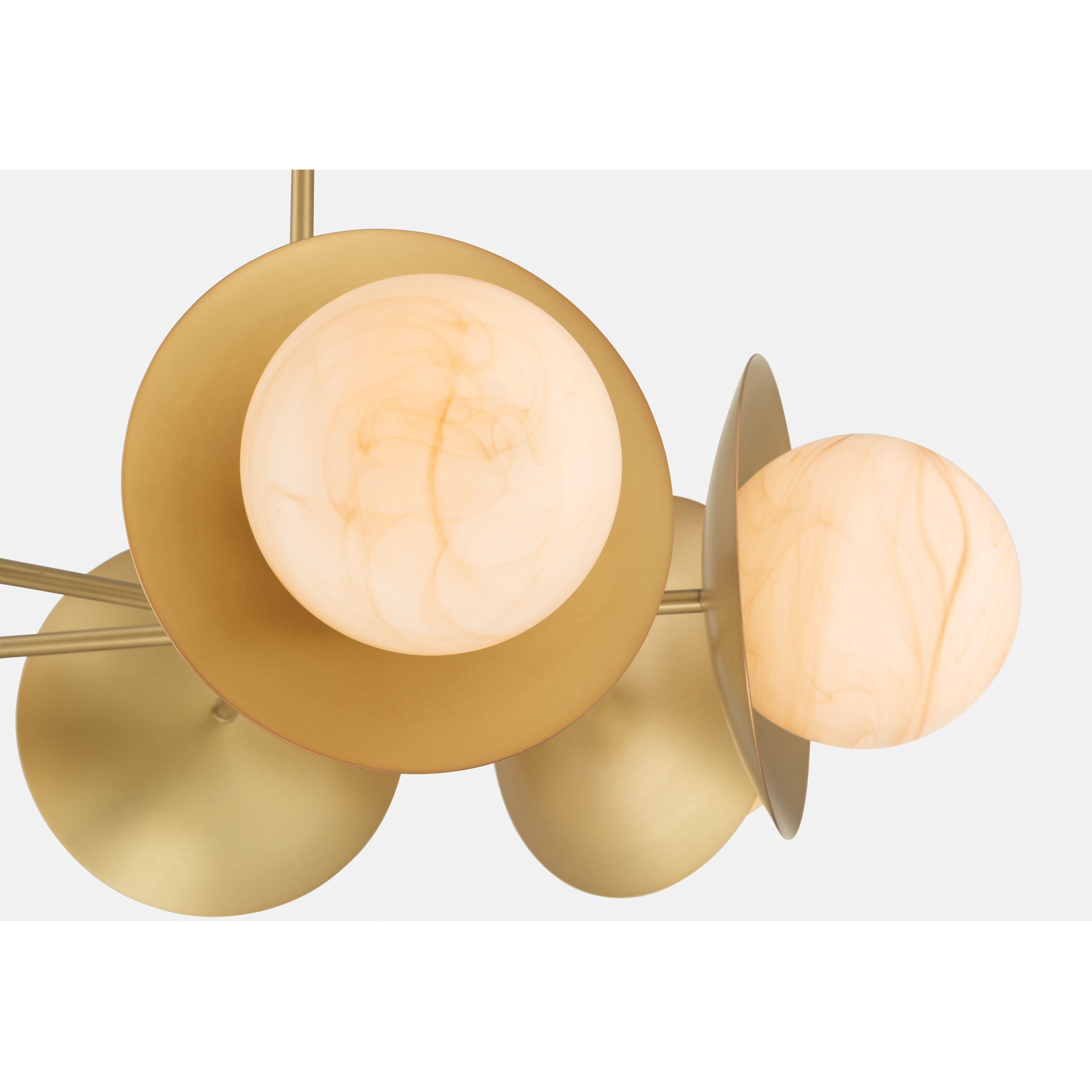 Olenne 6 Light 28 inch Legacy Brass Pendant Ceiling Light