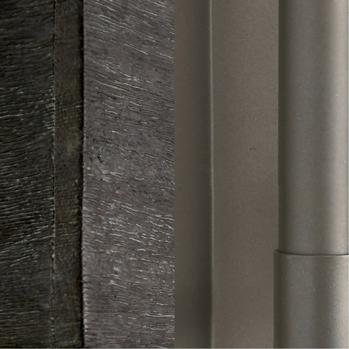 Mirror 31 X 31 inch Carbon Grey and Iron Silk Wall Mirror