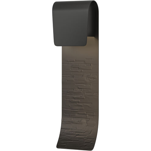 Element 1 Light 25 inch Coastal Black Outdoor Sconce, Medium